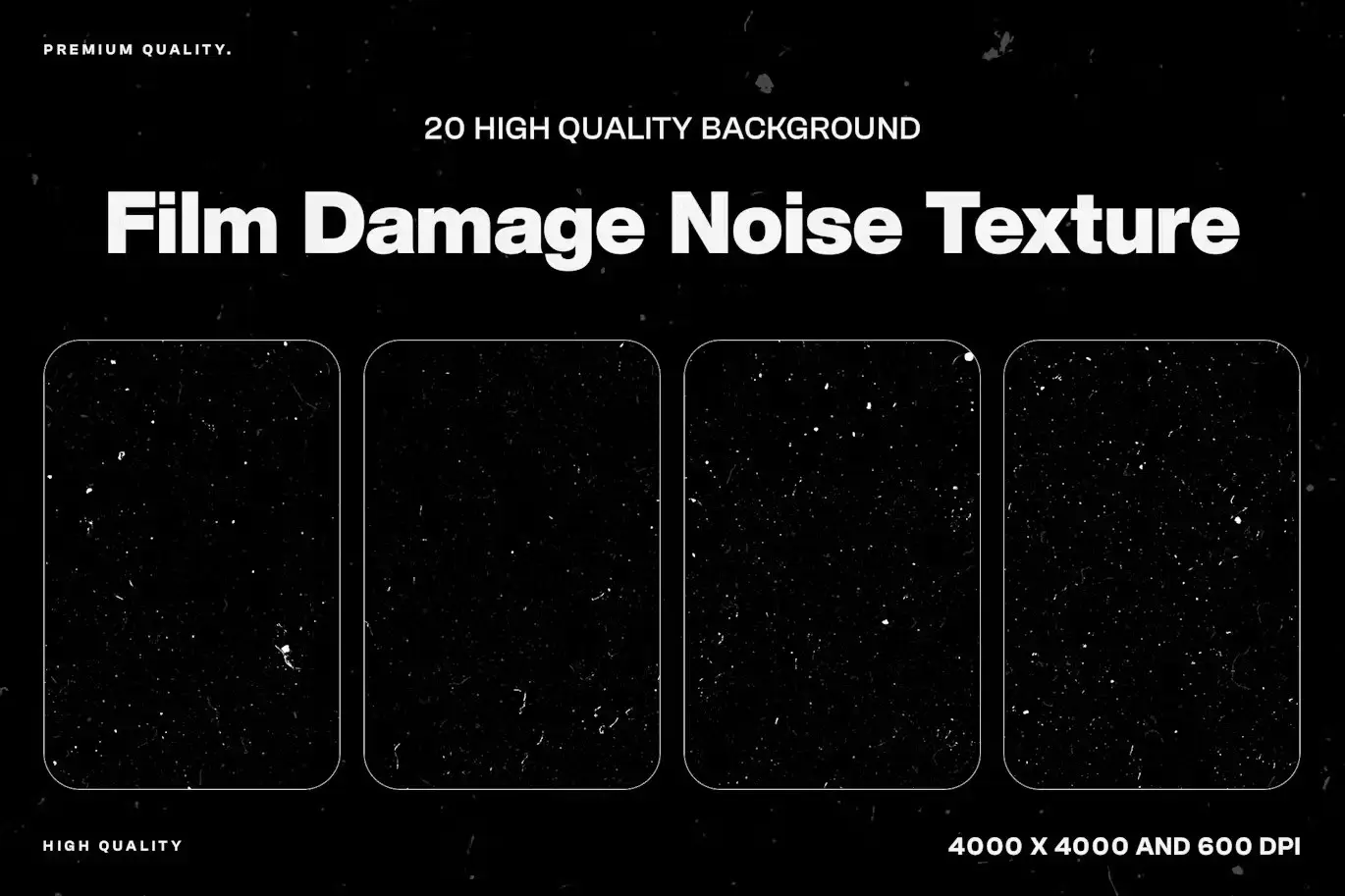 Adobe Photoshop Background Photo Overlay Bundle - 28 Overlays 6 20 film damage noise texture1