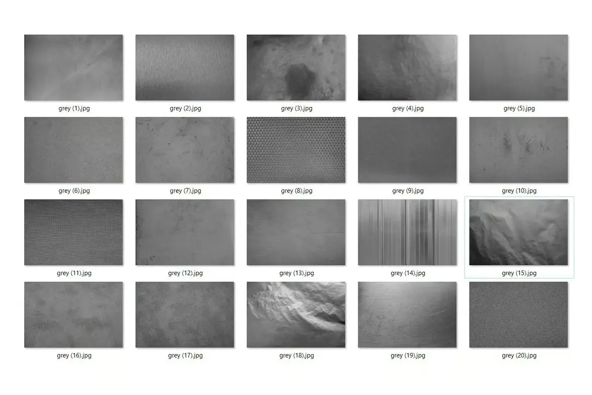 20 Gray Textures HQ
