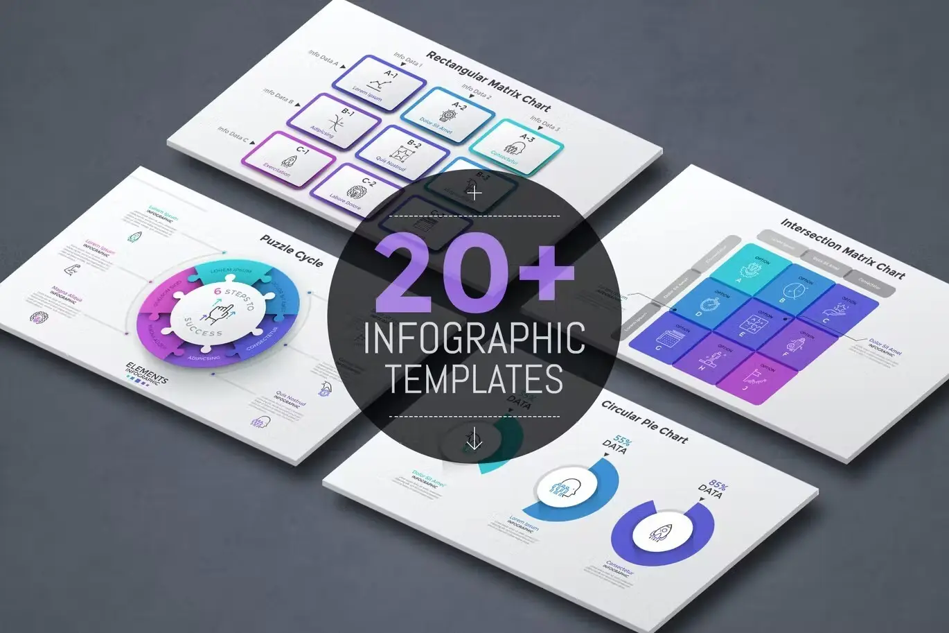 20 Infographic Templates v.9