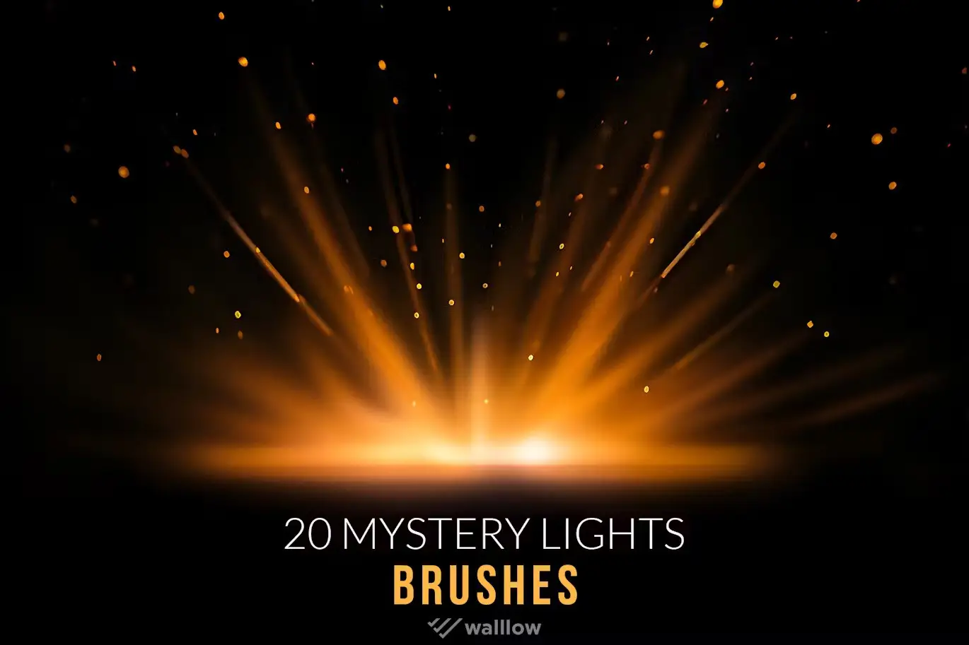 20 Mystery light photoshop digital brushes