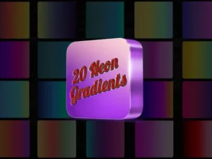 20 neon gradients photoshop1