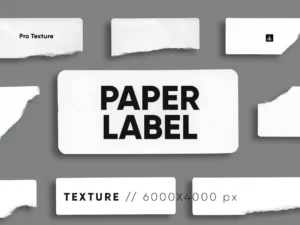 20 paper label texture hq1