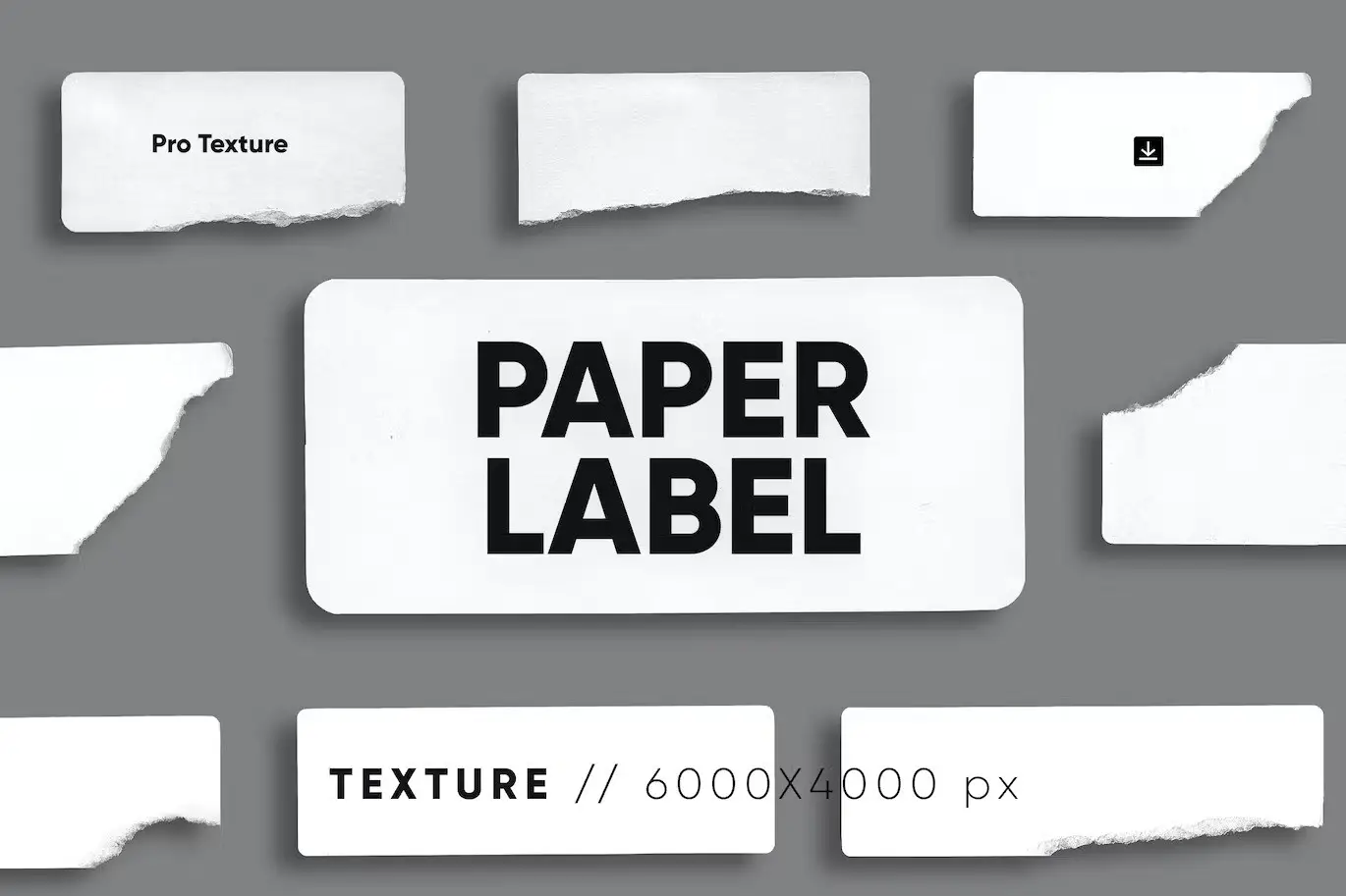 20 Paper Label Texture HQ