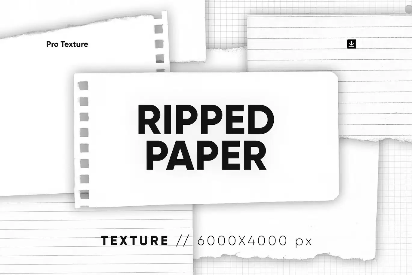 20 Ripped Paper Texture HQ