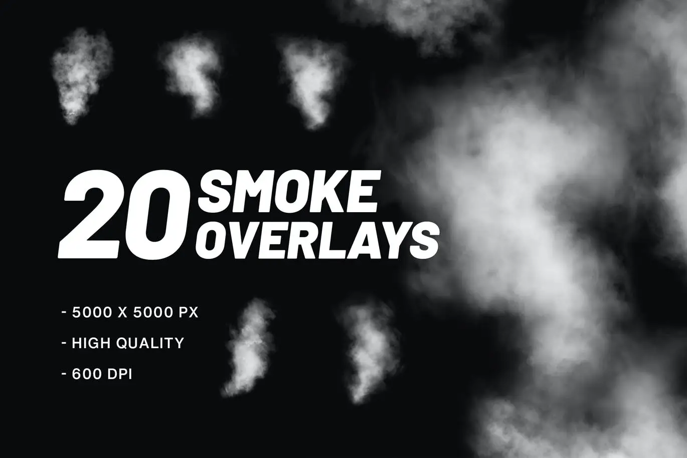 20 Smoke Overlays