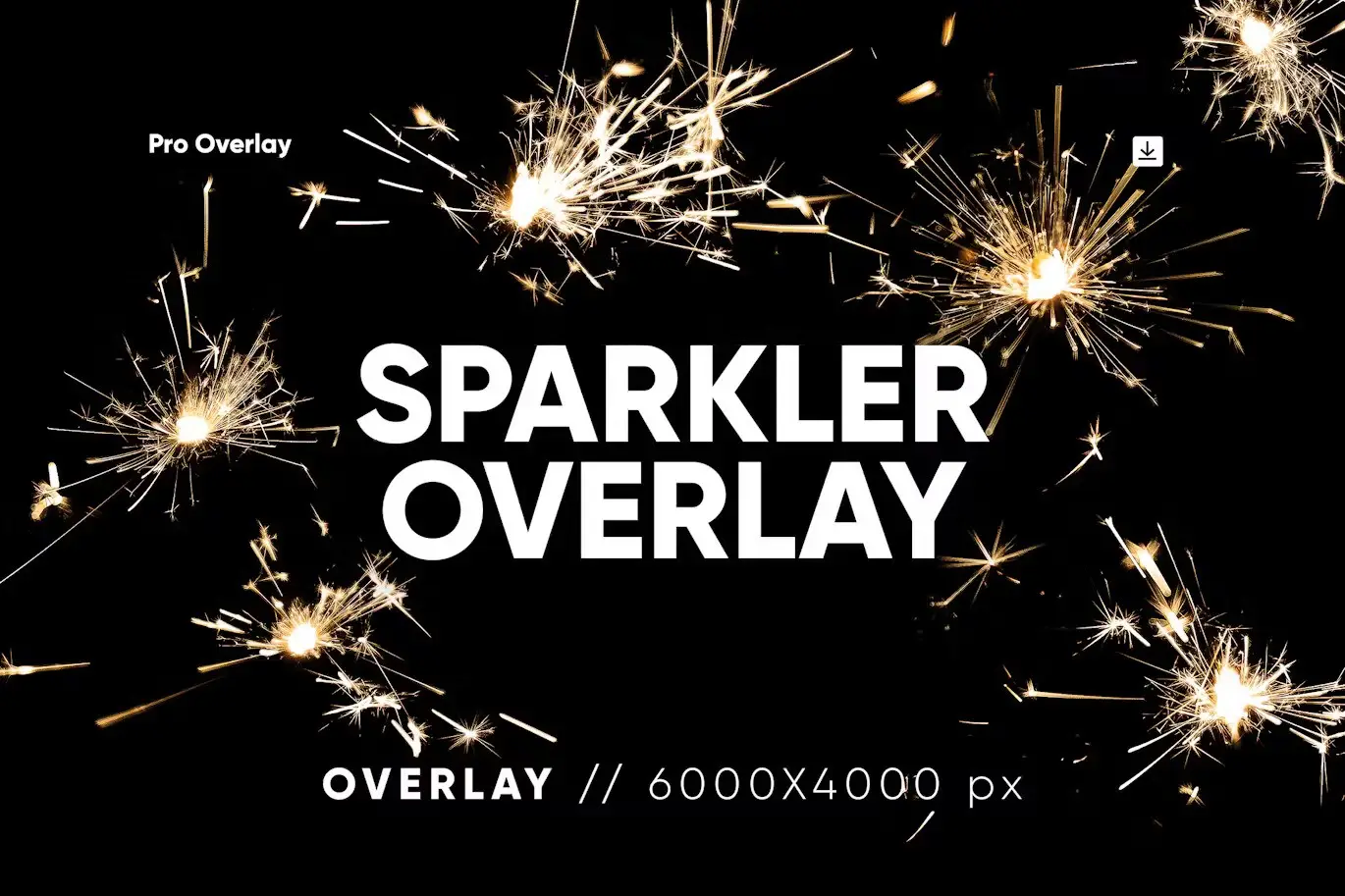 20 Sparkler Overlay HQ