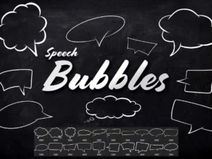 20 speech bubbles photoshop brushes1