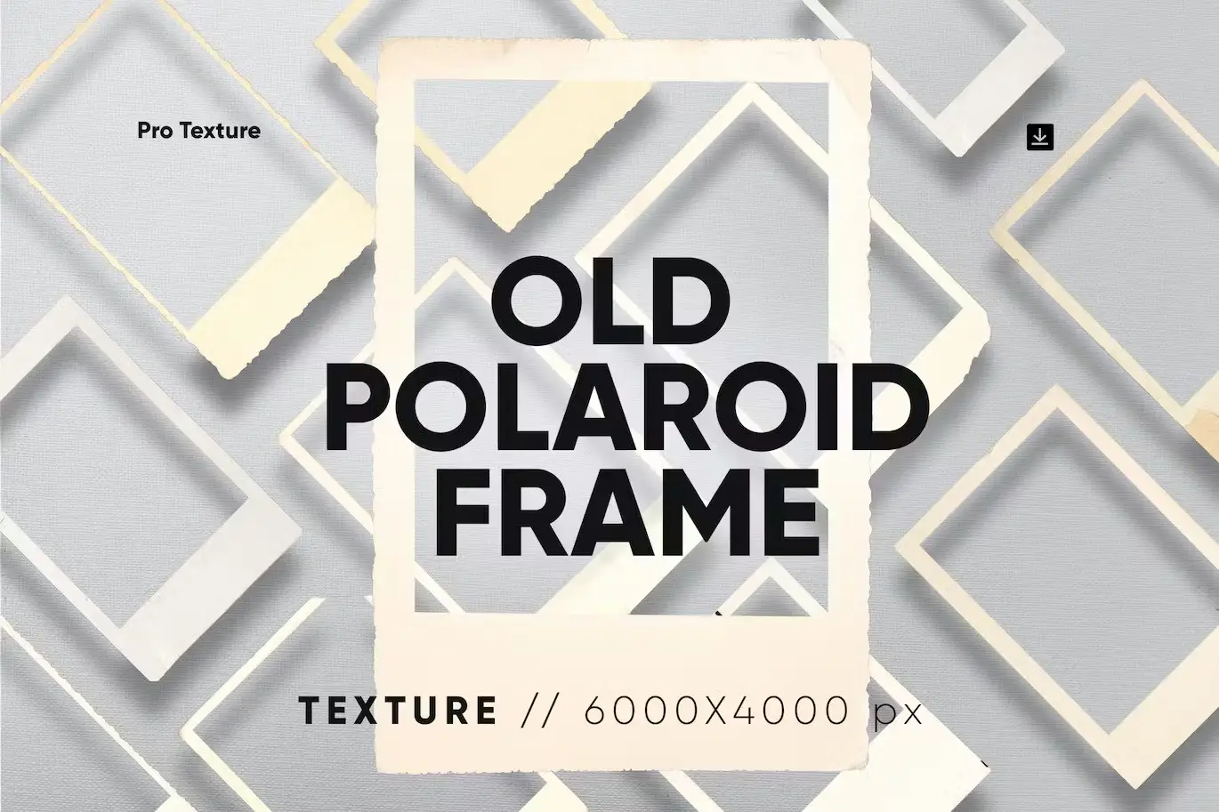 20 Vintage Polaroid Frame Overlay HQ