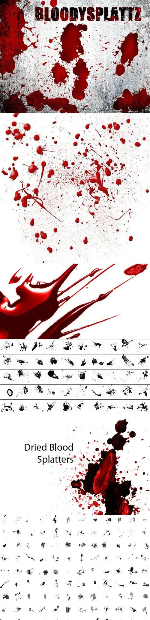 200+ Blood Brushes Collection