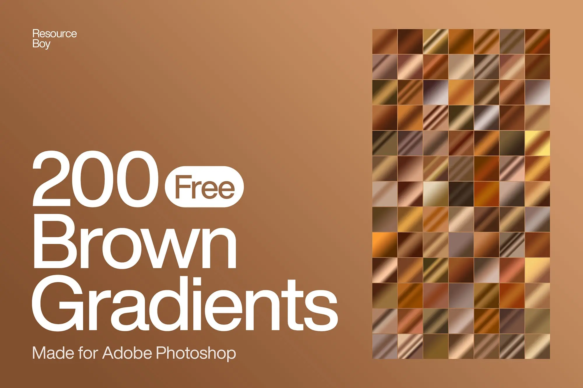 200 Brown Photoshop Gradients