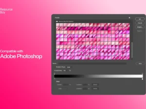 200 pink photoshop gradients 2