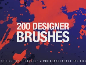 200 designer brushes for photoshop1