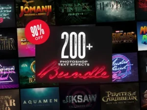 200 photoshop text effects bundle01