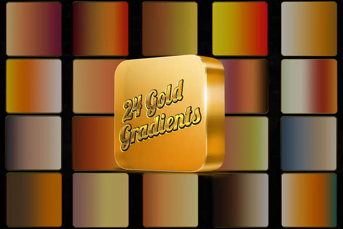 24 Golden Gradients Photoshop 2 24 golden gradients photoshop 2