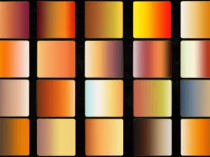24 golden gradients photoshop