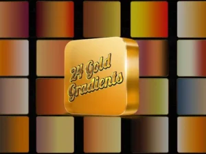 24 golden gradients photoshop1