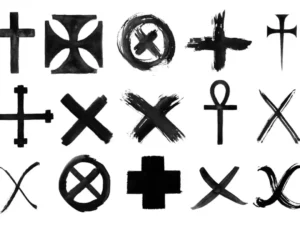 25 crosses photoshop stamp brushes 2
