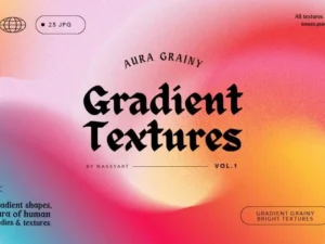 25 gradient grainy textures