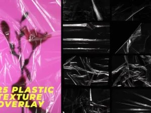 25 realistic plastic wrap overlay texture1