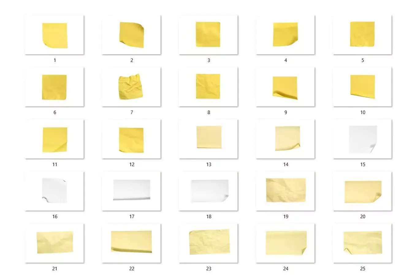 25 Sticky Notes Texture HQ