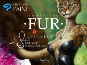 28 realistic fur clip studio brushes1