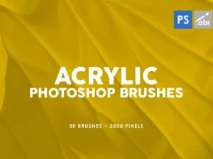 30 acrylic photoshop stamp brushes vol 1 3