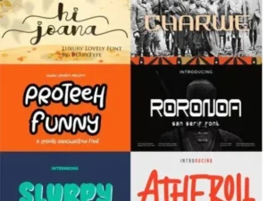 30 fonts pack sep 2022