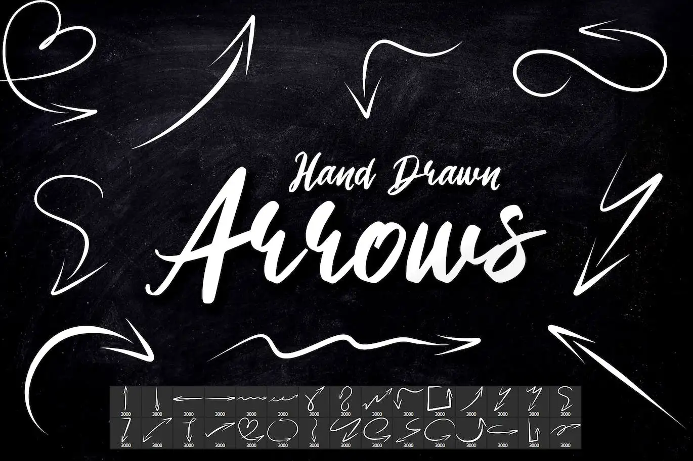 30 Hand Drawn Arrows Photoshop Brushes 5 30 hand drawn arrows photoshop brushes 2