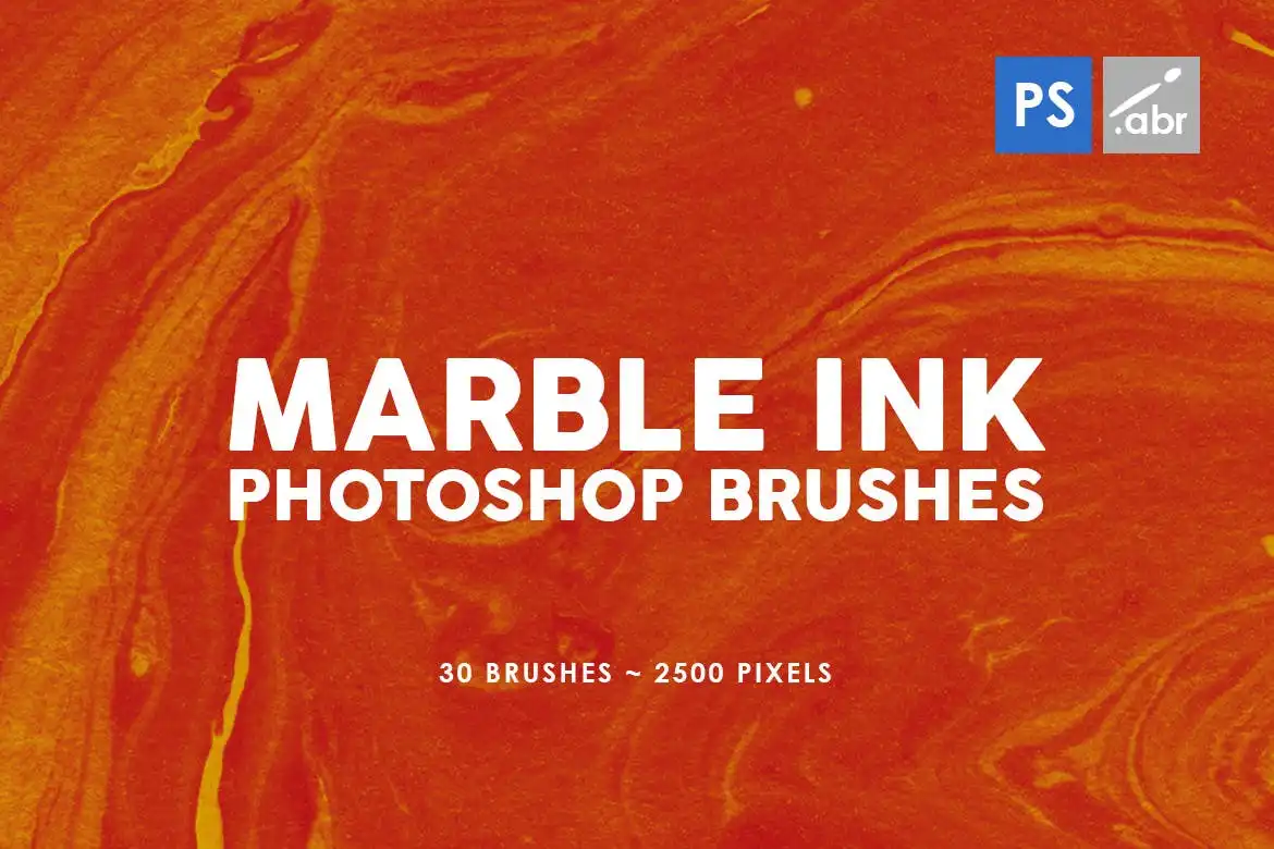 30 Marble Ink Photoshop Brushes Vol 4 30 marble ink photoshop brushes vol 3