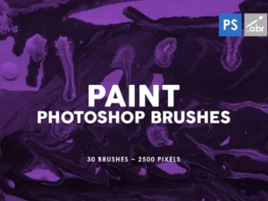 30 paint texture photoshop brushes vol 2 3