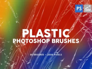 30 plastic brushes for photoshop shop 6