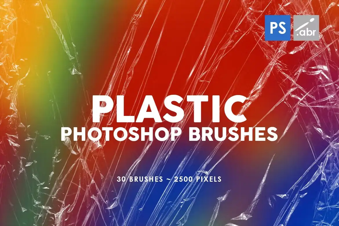 30 Plastic Photoshop Stamp Brushes | 02