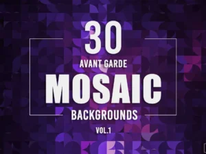 30 avant garde mosaic backgrounds vol11