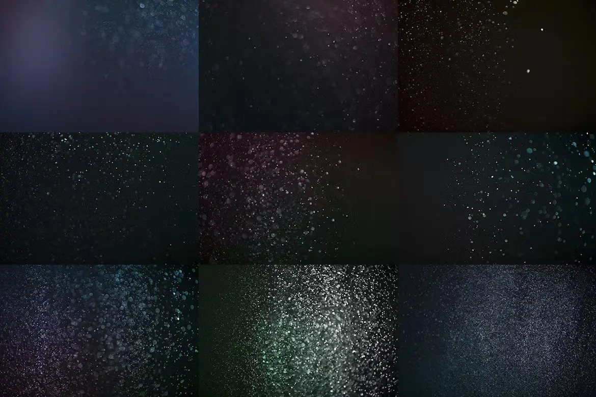 30 Dust Particles Backgrounds / Textures