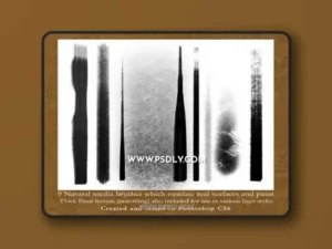 30 grunge lines brushes for photoshop
