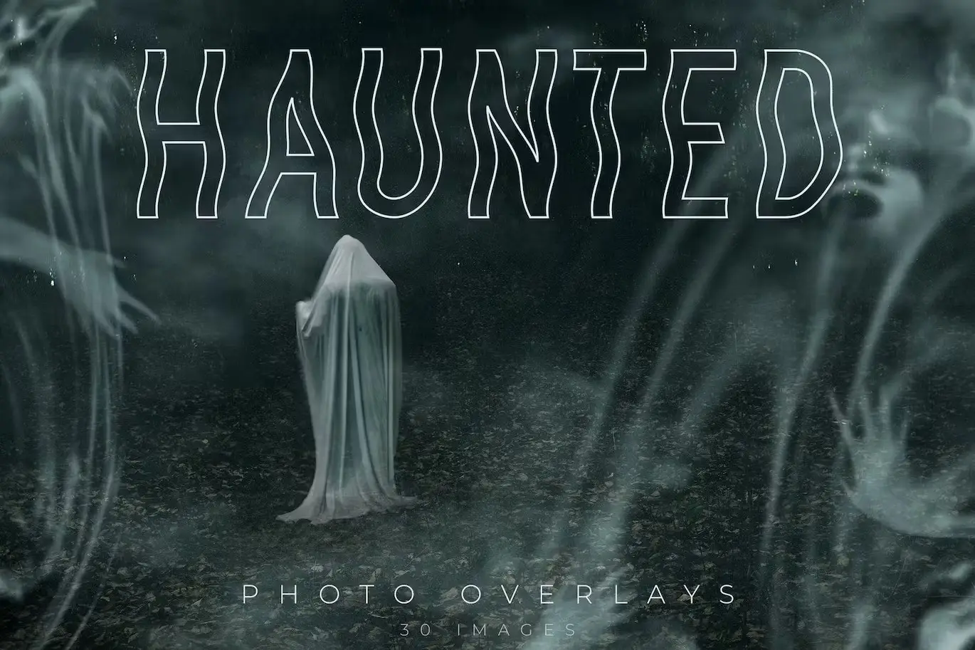 30 Haunted Photo Overlays