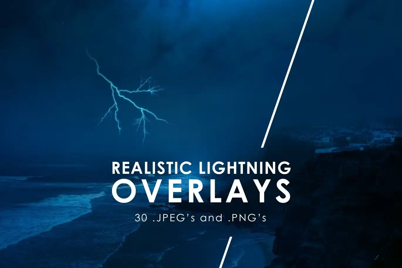 30 Lightning Effect Overlays