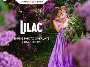 30 lilac photo overlays1