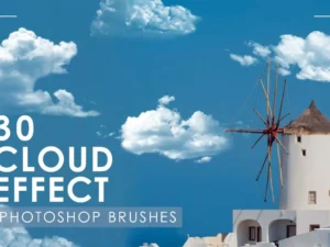 30 realistic cloud photoshop brushes1