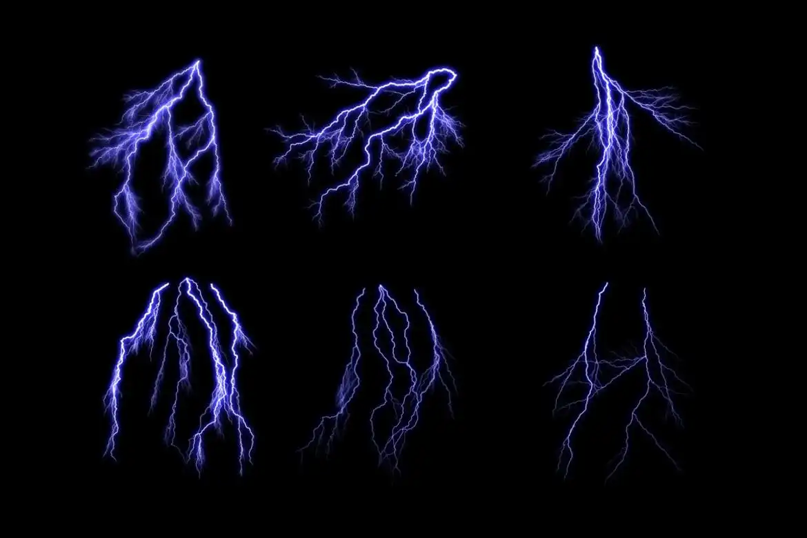 30 Storm Lightning Ptohoshop Stamp Brushes 4 30 storm lightning ptohoshop stamp brushes 2 1