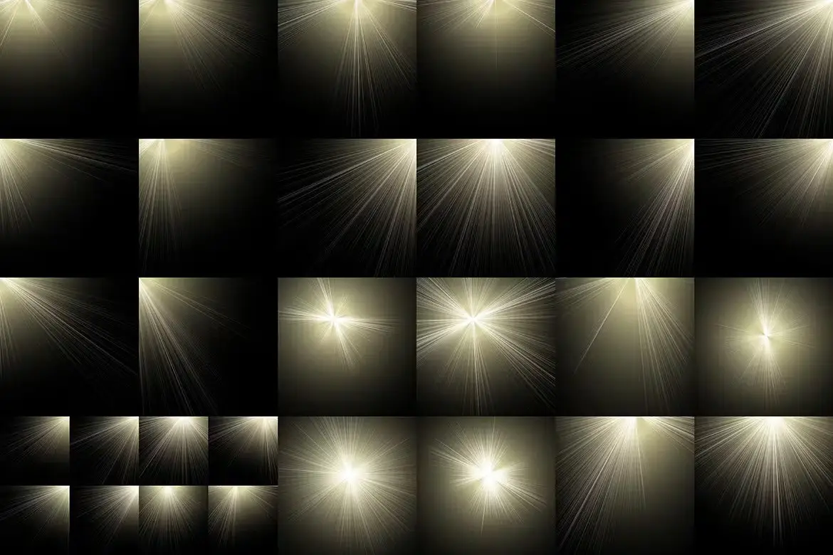 30 Sunburst Overlays 3 30 sunburst overlays3