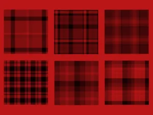 30 tartan photoshop stamp brushes 1