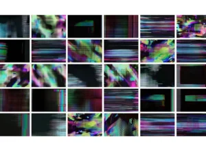 30 technicolor screen glitches overlays2