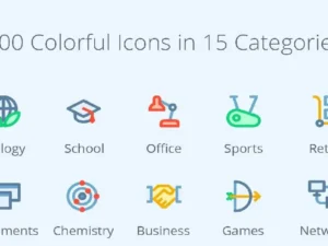 300 colorful icons1