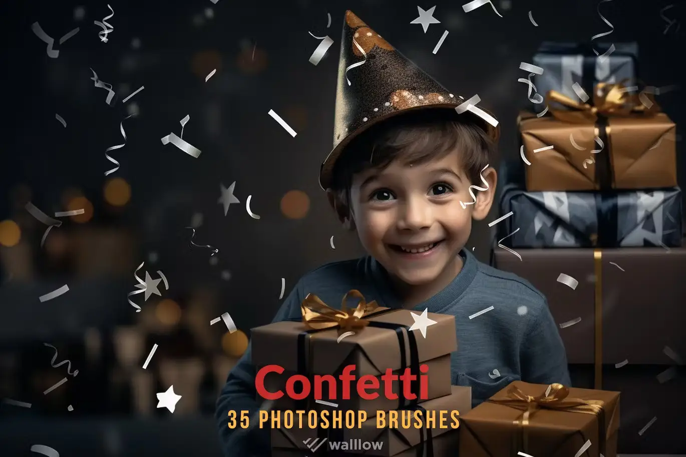 35 Photoshop Confetti brushes, Wedding confetti 3 35 photoshop confetti brushes wedding confetti1