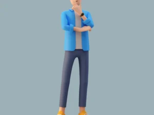 3d male cartoon charecter 8