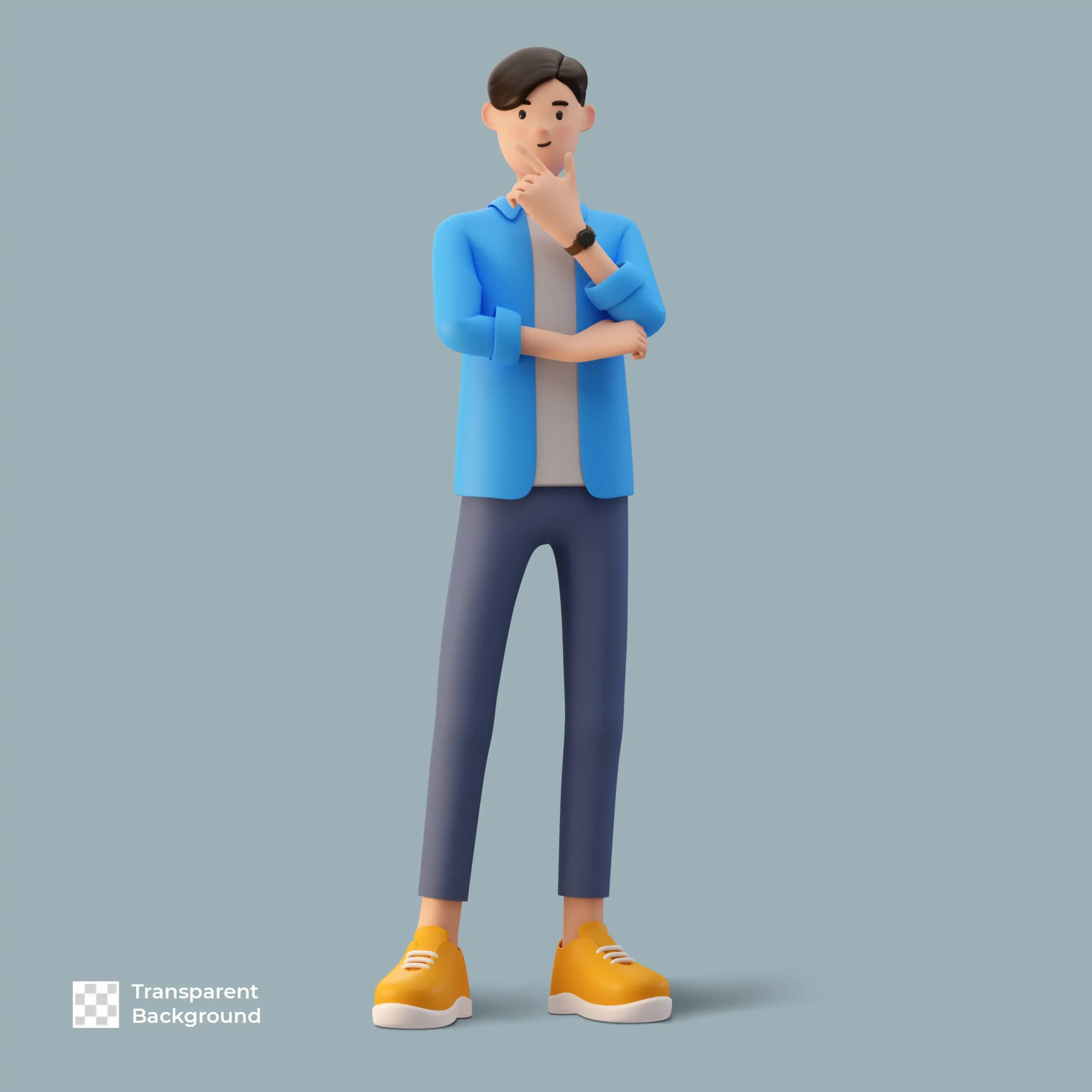 3D Male Cartoon Character