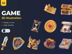 3d game icon 1