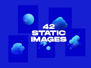 3d animated abstract shapes