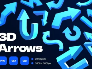3d arrows illustration1